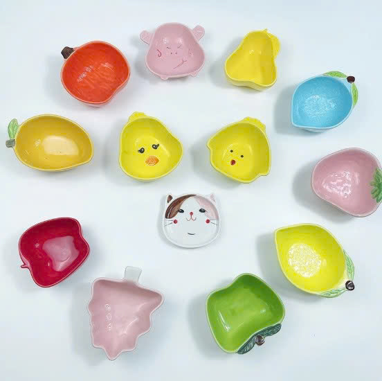 Bát ăn dặm cho bé chất liệu gốm sứ 3 Bát ăn dặm cho bé chất liệu gốm sứ