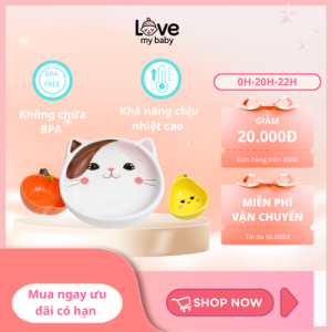 Bát ăn dặm cho bé chất liệu gốm sứ