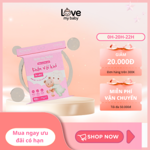 Khăn Khô Đa Năng Cho Bé Mềm Mại, An Toàn, Tiện Lợi Khi Chăm Sóc Bé