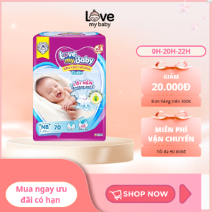 [PRE ODER] Tã dán Bobby sơ sinh NB 70 miếng