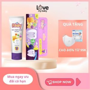 Kem đánh răng trẻ em – an toàn cho bé, ngừa sâu răng Love My Baby