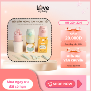 Bộ bấm móng tay 4 chi tiết