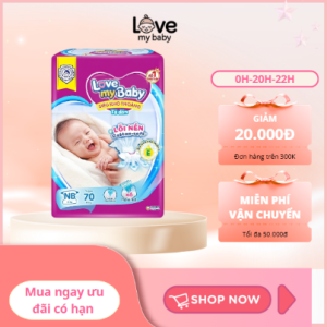 Tã dán Love My Baby size NB 70 miếng