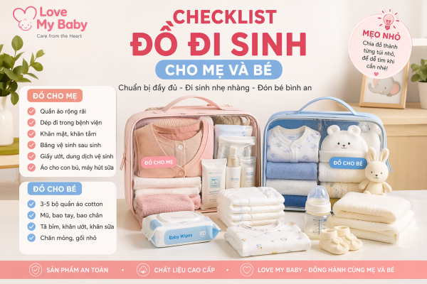 Đồ đi sinh cho mẹ và bé